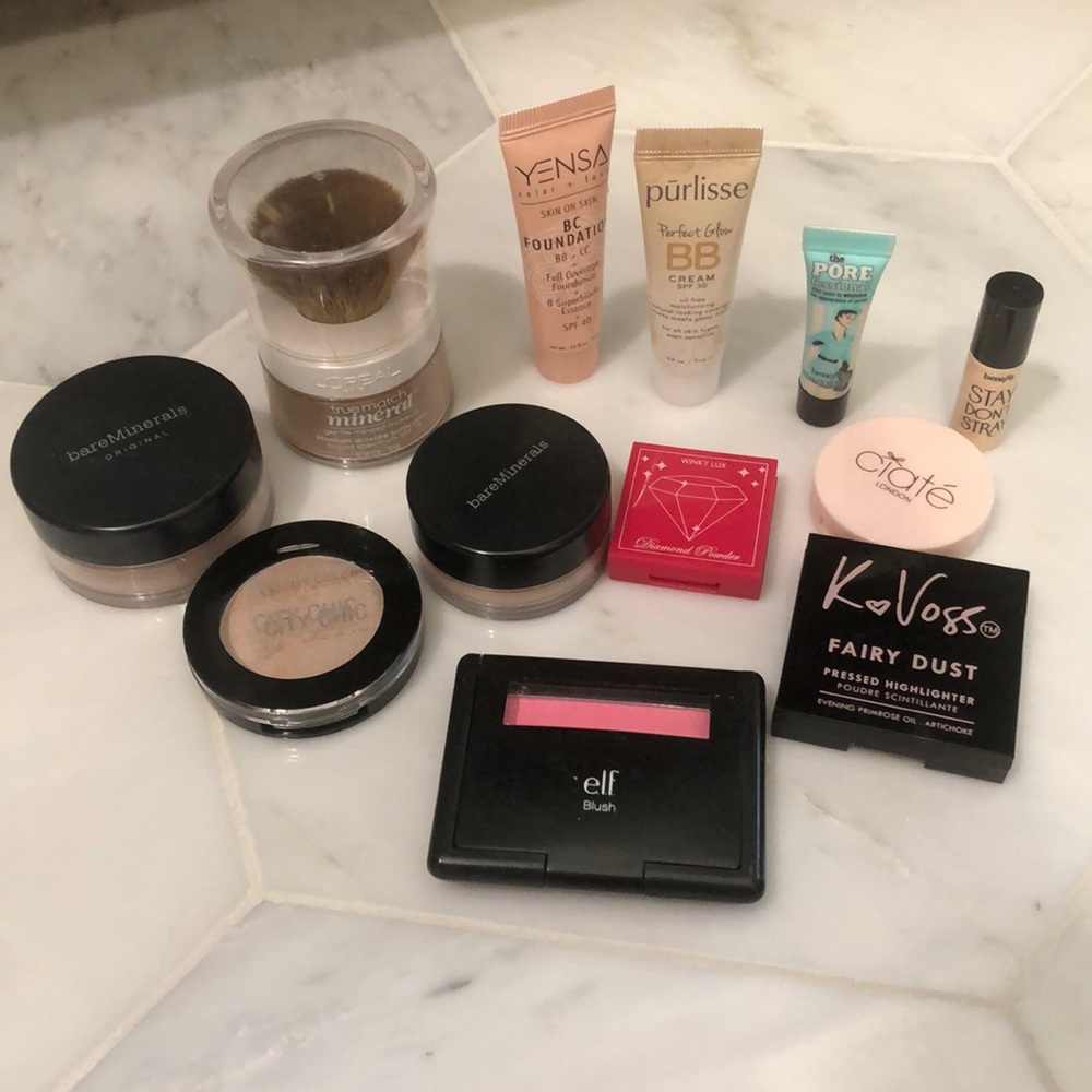 FACE MAKEUP BUNDLE! Lightly to never used products